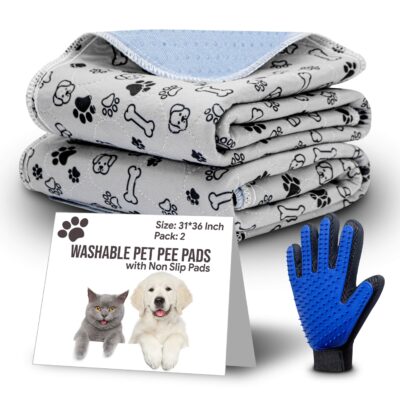 Little Liner Gray Washable Pee Pads for Dogs